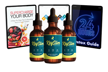 KeySlim Drops weight management formula bottle